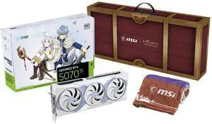 MSI GeForce RTX 5070 Ti 16GB GDDR7 PCI Express 5.0 ATX Video Card GeForce RTX 5070 Ti 16G FRIEREN EDITION OC MSI GeForce RTX 5070 Ti 16GB GDDR7 PCI Express 5.0 ATX Video Card GeForce RTX 5070 Ti 16G FRIEREN EDITION OC