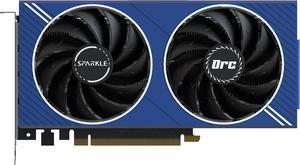 SPARKLE Intel Arc A750 ORC OC Edition, 8GB GDDR6, ThermalSync, TORN Cooling, Axial Fan, Metal Backplate, SA750C-8GOC