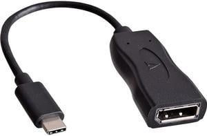 V7 V7UCDP-BLK-1N USB-C male to DisplayPort female Adapter Black