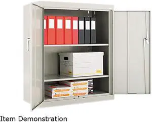 Alera Assembled 42" High Storage Cabinet w/Adjustable Shelves 36w x 18d Light