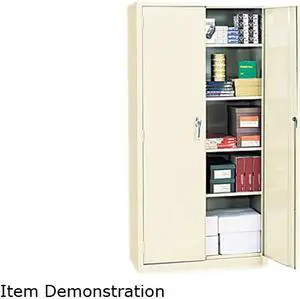Alera Assembled 72" High Storage Cabinet w/Adjustable Shelves 36w x 18d Putty