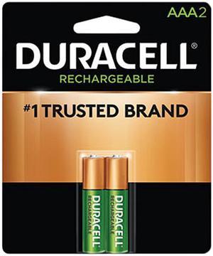 Duracell Rechargeable Staycharged Nimh Batteries, Aaa, 2/Pack NLAAA2BCD