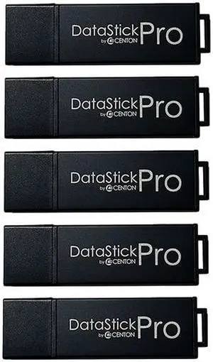 Centon S1-U3P6-8G-5B Valuepack USB 3.0 Datastick Pro (Black), 8GB, 5 Pack