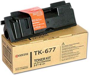 Black Toner Cartridge for Kyocera TK-677 KM-2540, KM-2560, KM-3040, KM-3060, TASKalfa 300i, Genuine Kyocera Brand