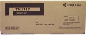 Black Toner Cartridge for Kyocera TK-3112 FS-4100DN, Genuine Kyocera Brand