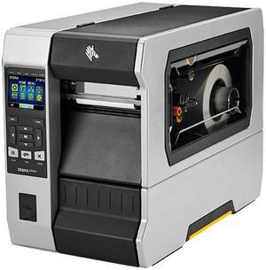 Zebra ZT610 4" Thermal Transfer Label Printer with Color Screen, 203dpi, Serial, USB, Gigabit Ethernet, Bluetooth 4.0, USB Host, Rewind, ZPL - ZT61042-T210100Z