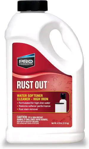 Pro Products RO05B Rust Out Water Softener Cleaner And Iron Remover, 4.75 lb.