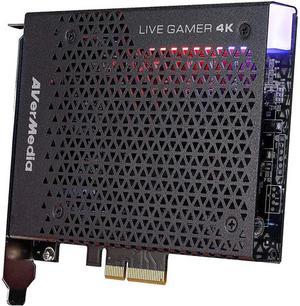 AVerMedia Live Gamer 4K  4Kp60 HDR Capture Card UltraLow Latency for Broadcasting and Recording PS4 Pro and Xbox One X PCIe Gen2x4 GC573
