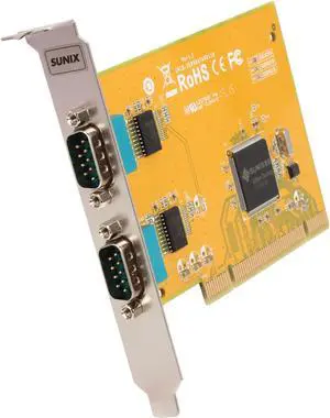 SUNIX 2-port RS-232 Universal PCI Serial Board Model SER5037A SUNIX 2-port RS-232 Universal PCI Serial Board Model SER5037A