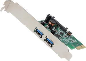 SYBA USB 3.0 PCI-Express 2-port SATA Powered Controller Card Model SY-PEX20124