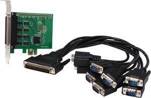 SYBA 8-Port RS-232 Serial PCI-Express, Revision 2.0; with Exar Chipset Model SI-PEX15041