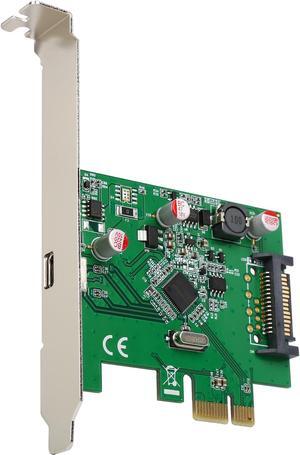 SYBA 1 Port USB 3.1 Type-C PCI-E 3.0 x1 Model SD-PEX20186