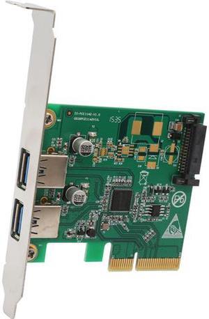 SYBA 2 Port Type-A USB 3.1 10Gbps Card Model SI-PEX20208