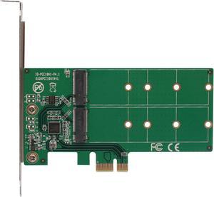 SYBA 2 Port M.2 to PCI-e x1 adapter B or B+M key Model SI-PEX40115