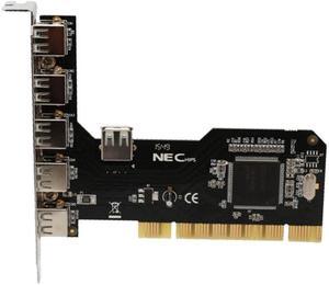 Syba SD-NECU2-3E1I 4-port (3+1) USB 2.0 PCI Card, NEC Chipset