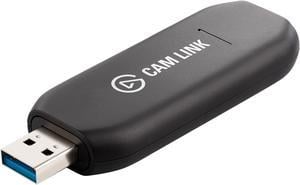 Elgato Cam Link 4K - HDMI to USB 3.0 Camera Connector, Broadcast Live and Record in 1080p60 or 4K at 30 fps via a Compatible DSLR, Camcorder or Action Cam