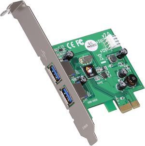 SIIG  JU-P20412-S2  PCI Express to 2-Port USB 3.0 SuperSpeed Card