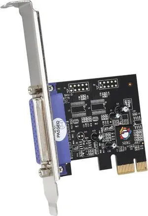 SIIG 1-port ECP/EPP Parallel PCIe Model JJ-E01211-S1 SIIG 1-port ECP/EPP Parallel PCIe Model JJ-E01211-S1