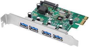 SIIG 4-Port USB 3.0 PCIe Model JU-P40412-S1