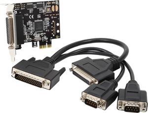 StarTech.com 2S1P PCI Express Serial Parallel Combo Card with Breakout Cable Model PEX2S1P553B