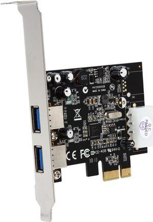 StarTech.com 2 Port PCI Express (PCIe) SuperSpeed USB 3.0 Card Adapter with UASP - LP4 Power Model PEXUSB3S25