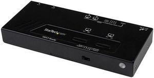 StarTech.com 2x2 HDMI Matrix Switch w/ Automatic and Priority Switching - 1080p VS222HDQ