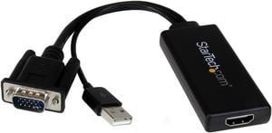 StarTech.com HDMI to VGA Cable - 10 ft / 3m - 1080p - 1920 x 1200 - Active  HDMI Cable - Monitor Cable - Computer Cable (HD2VGAMM10) - adapter cable 