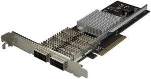 StarTech.com PEX40GQSFDPI Dual Port QSFP+ Server NIC Card - Intel XL710 Chip - 40gb NIC - PCIe Network Card - Network Interface Card - Server NIC