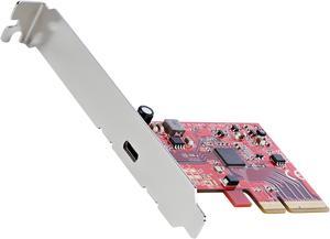 StarTech.com PEXUSB321C 1-Port USB 3.2 Gen 2x2 PCIe Card - USB-C SuperSpeed 20Gbps PCI Express 3.0 x4 Host Controller Card - USB Type-C PCIe Add-On Adapter Card - Expansion Card - Windows & Linux