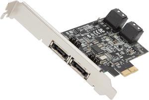 Vantec 4 Channel 6-Port SATA 6 Gb/s PCIe RAID Host Card Model UGT-ST644R with HyperDuo