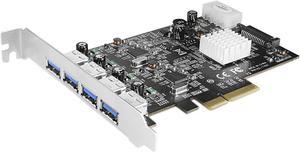 VANTEC UGT-PCE470-2C Dual Chip 4-Port Dedicated 10Gbps USB 3.1 Gen 2 PCIe Host Card