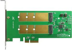 VANTEC UGT-M2PC300R Dual M.2 SSD RAID PCIe X4 Host Card