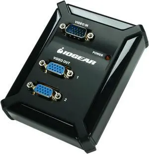 IOGEAR GVS62 2-Port VGA Video Splitter IOGEAR GVS62 2-Port VGA Video Splitter