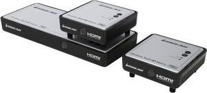 IOGEAR GWHDMS52MBK2 Long Range Wireless 5x2 HDMI Matrix PRO with 1 Additional Receiver