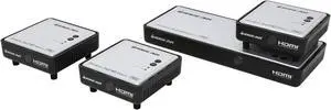 IOGEAR GWHDMS52MBK3 Long Range Wireless 5x2 HDMI Matrix PRO with 2 Additional Receivers