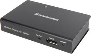 IOGEAR 2-Port DisplayPort 1.2 Cinema 4K Splitter & Multi-Monitor MST Hub GDPSP2