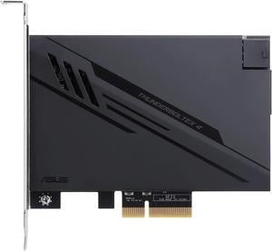 ASUS ThunderboltEX 4 with Intel Thunderbolt 4 JHL 8540 Controller, 2 USB Type-C ports, up to 40Gb/s Bi-directional Bandwidth and Incorporates DisplayPort 1.4 support, up to 100W Quick Charge