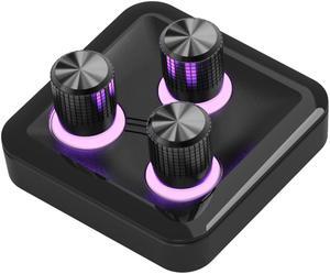 MasterHUB 3xKnob Module: Precision Control with Customizable Knobs and RGB LEDs for Effortless Fine-Tuning of Creative Apps and Lighting by Cooler Master