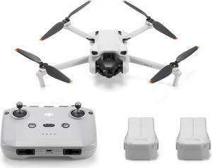 DJI Mini 3 Fly More Combo  Lightweight and Foldable Mini Camera Drone with 4K HDR Video 38min Flight Time True Vertical Shooting and Intelligent Features