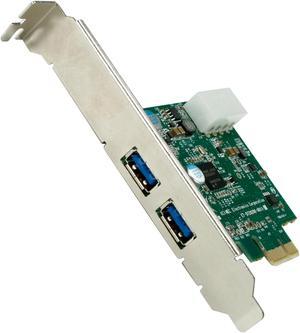 acomdata 2-Port SuperSpeed USB 3.0 PCI-Express Card Model ADPU3-PCIX