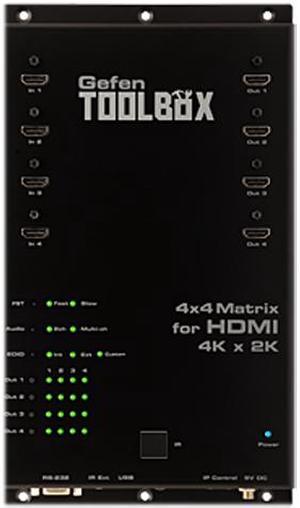 Gefen 4 x 4 Matrix for HDMI 4K x 2K GTB-HD4K2K-444-BLK