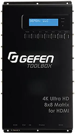 Gefen Ultra HD 8x8 Matrix for HDMI GTB-HD4K2K-848-BLK