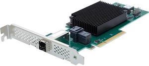 ATTO ExpressSAS H1244GT ESAH-1244-GT0 4-Port External 4-Port Internal 12Gb/s SAS/SATA to PCIe 4.0 Host Bus Adapter