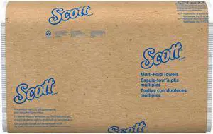 Scott Essential Multifold Paper Towels (01804) with Fast-Drying Absorbency Pockets, White, 16 Packs / Case, 250 Multifold Towels / Pack