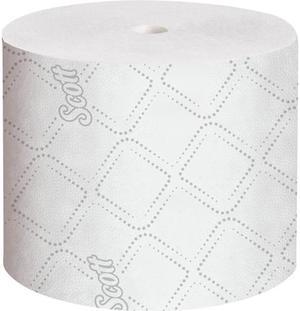 Scott Pro Paper Core High Capacity Bath Tissue (47305), 2-PLY, White, 36 Rolls / Case, 1,100 Sheets / Roll