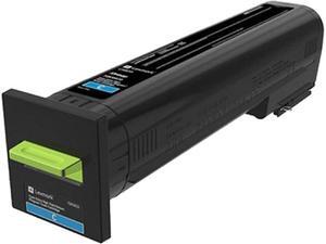 Lexmark 72K0XCG Extra High Yield Return Program Toner Cartridge - Cyan