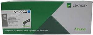 Lexmark 72K00CG Return Program Toner Cartridge - Cyan