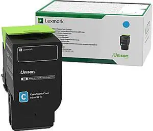 LEXMARK 78C00CG GSA CYAN RETURN PROGRAMME TONER CARTRIDGE