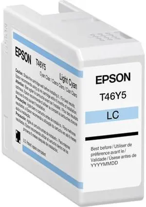 Epson UltraChrome PRO T46Y Original Ink Cartridge Light Cyan T46Y500