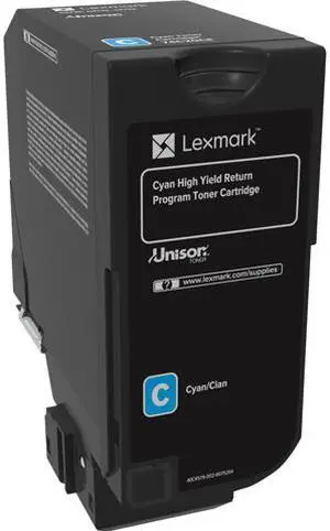 LEXMARK - BPD SUPPLIES 74C1HC0 CYAN TONER CARTRIDGE FOR CS725